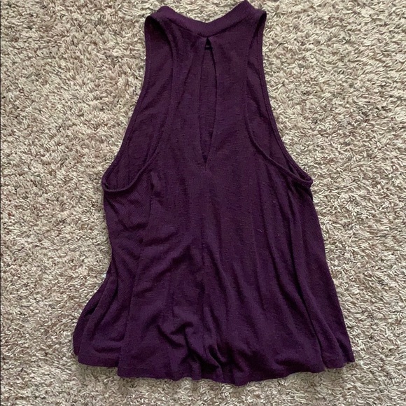 Express Flowy Purple Tank Top - Picture 2 of 4